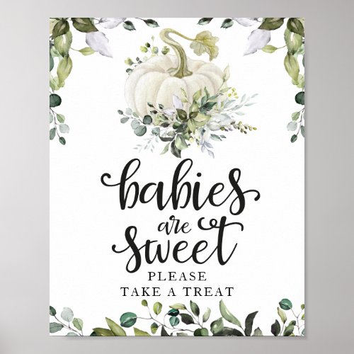 Babies are Sweet Please Take a Treat Sign