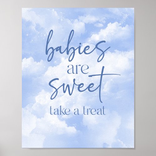 Babies Are Sweet Take A Treat Baby Shower Sign