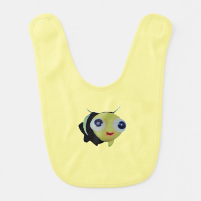 babies bib little bumble bee design (Front)