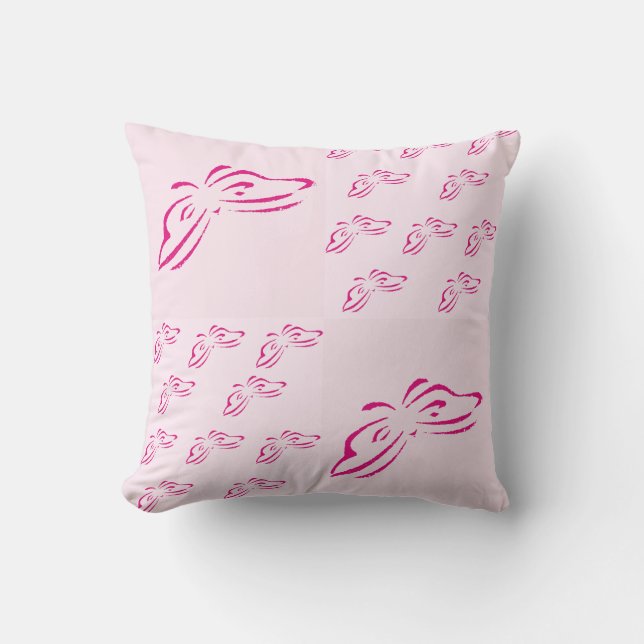 Babies: Butterflies Pink (PS4) - Throw Pillow (Front)