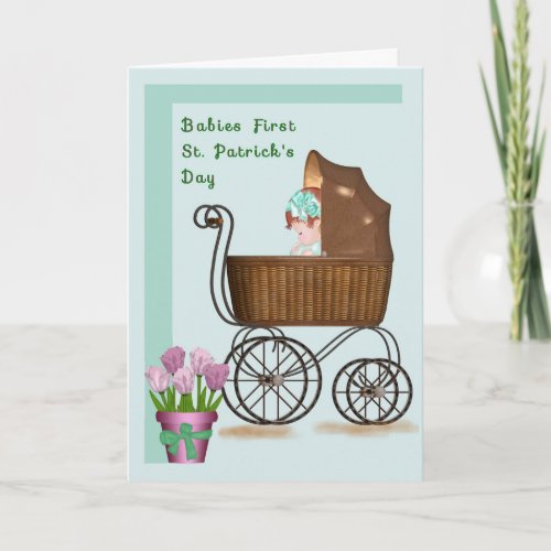 Babies First St Patricks Day Card
