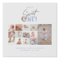 Babies first year photo collage script sweet one