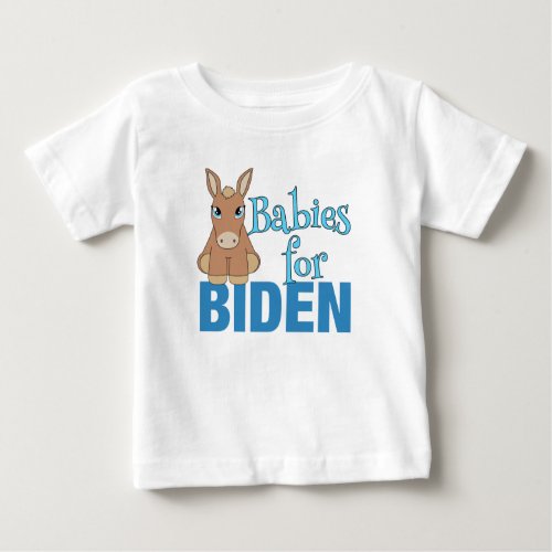 Babies for Biden Cute Democrat Donkey Baby T_Shirt