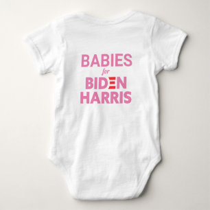 Babies for Biden Harris Custom Text Baby Bodysuit