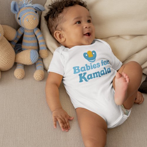 Babies for Kamala Cute Democrat Baby Bodysuit