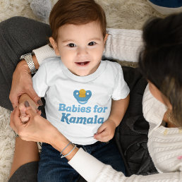 Babies for Kamala Cute Democrat Baby T-Shirt