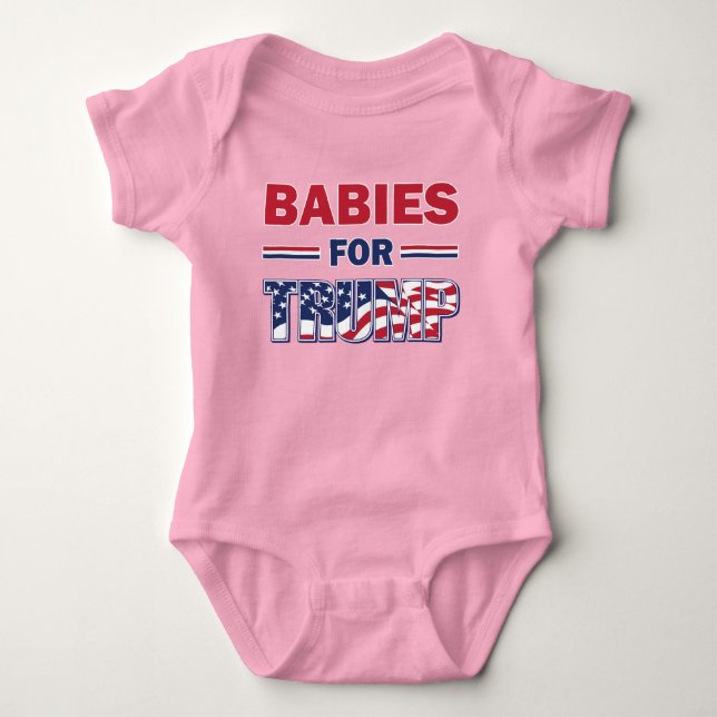Babies for Trump Baby Bodysuit (Front)