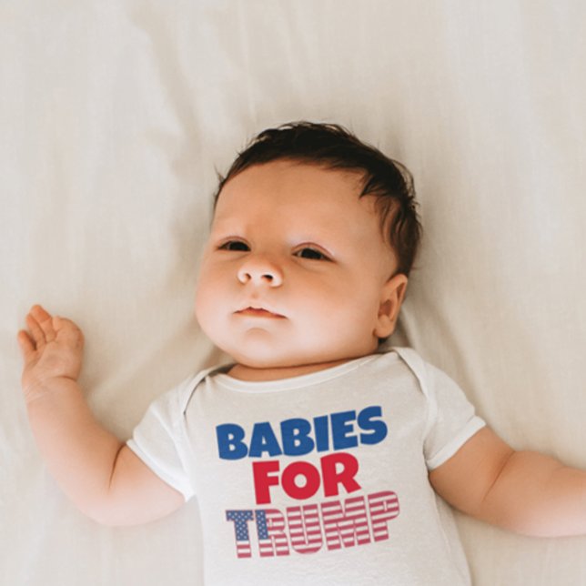 BABIES FOR TRUMP ONE PIECE JUMPER BABY BODYSUIT (Creator Uploaded)