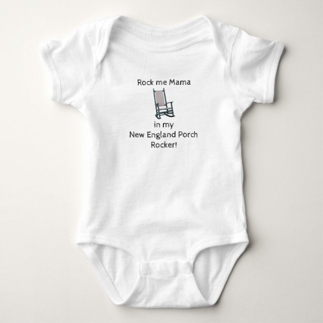 Babies love New England Porch Rockers! Baby Bodysuit (Front)