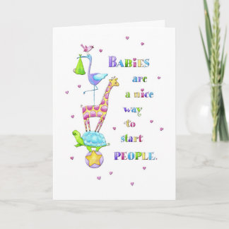 Babies, Nice People Card