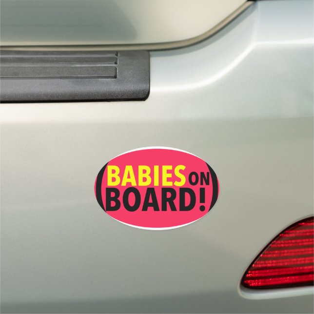 Babies On Board Print Sign (In Situ)