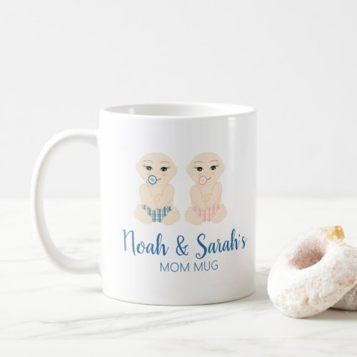 Babies Twins Boy and Girl for Mother Coffee Mug