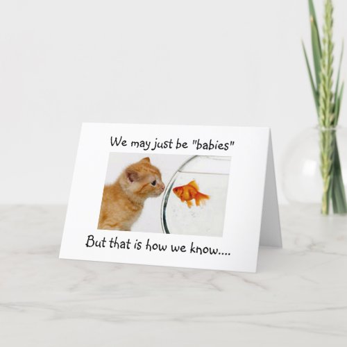 BABIES_WE KNOW ADOPTION IS SPECIAL CARD