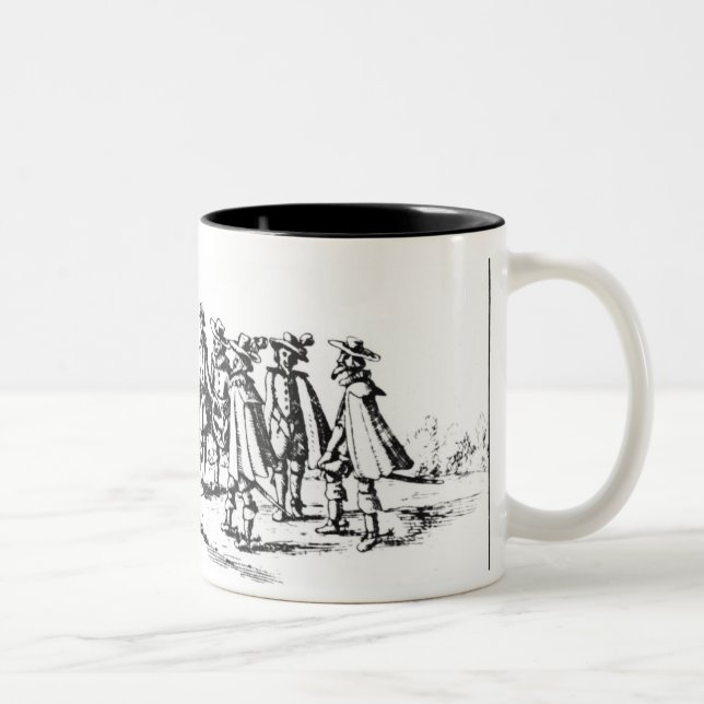 Babington and his Accomplices Two-Tone Coffee Mug (Right)