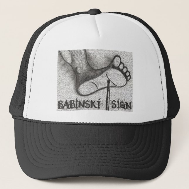 Babinski sign3a trucker hat (Front)