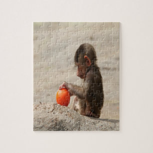 Baboon Baby Jigsaw Puzzle
