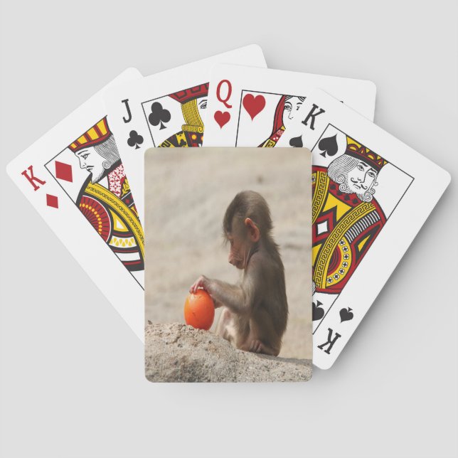 Baboon Baby Poker Cards (Back)