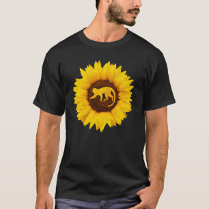 Baboon  For Women Men Monkey Animal Sunflower T-Shirt