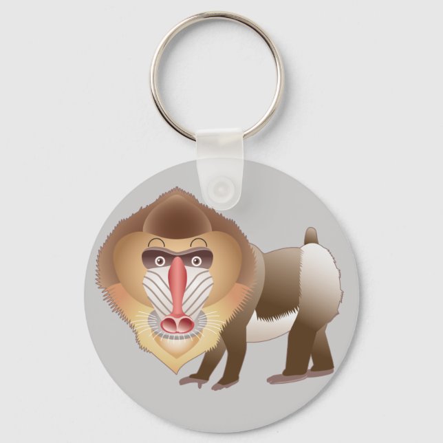 Baboon Keychain (Front)