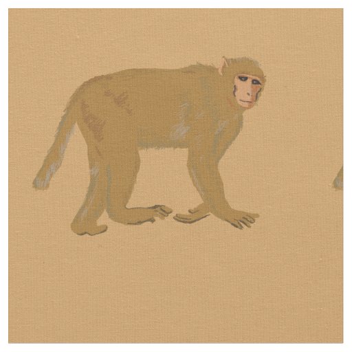 Baboon Monkey Art  Fabric