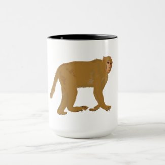 Baboon monkey art