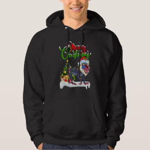 Baboon   Xmas Decorations Santa Baboon Christmas Hoodie