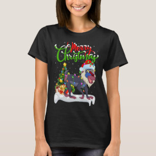 Baboon   Xmas Decorations Santa Baboon Christmas T-Shirt