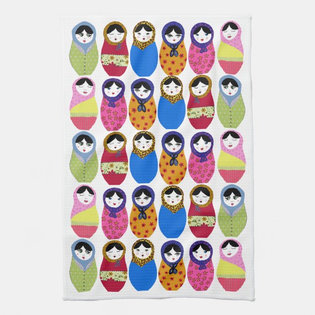 Babushka Doll Towel (Vertical)