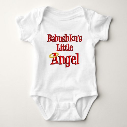 Babushka Little Angel Baby Bodysuit