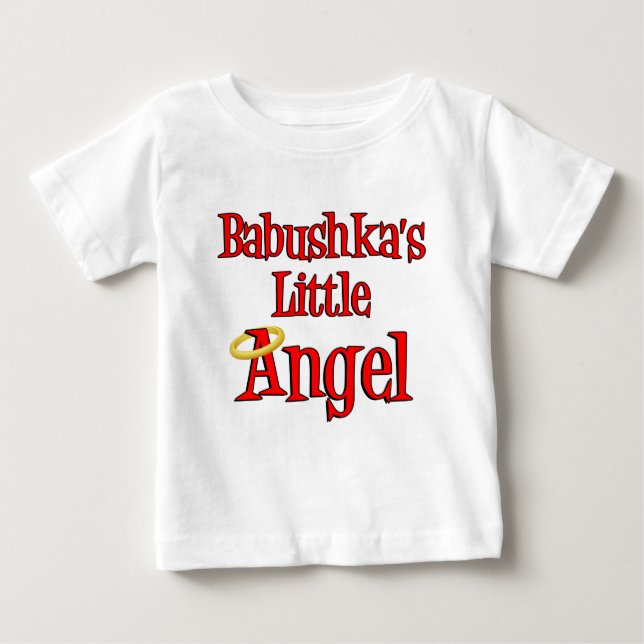 Babushka Little Angel Baby T-Shirt (Front)