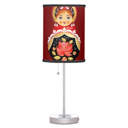 Babushka Matryoshka Russian Doll Table lamp