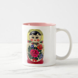 babushka Two-Tone coffee mug