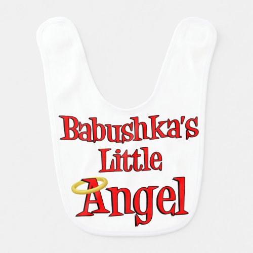 Babushkas Little Angel Baby Bib