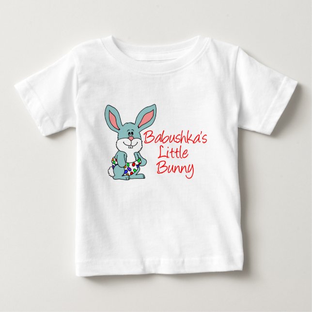 Babushka's Little Bunny Baby T-Shirt (Front)