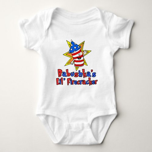 Babushkas Little Firecracker Baby Bodysuit