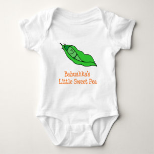 Babushka's Little Sweet Pea Baby Bodysuit