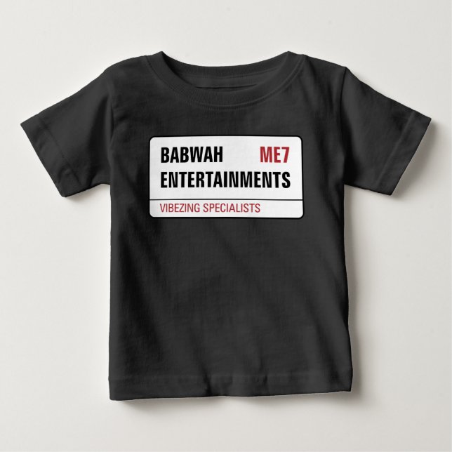 Babwah Toddler Hoodie Baby T-Shirt (Front)