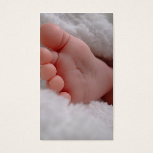 Customizable Baby Business Cards