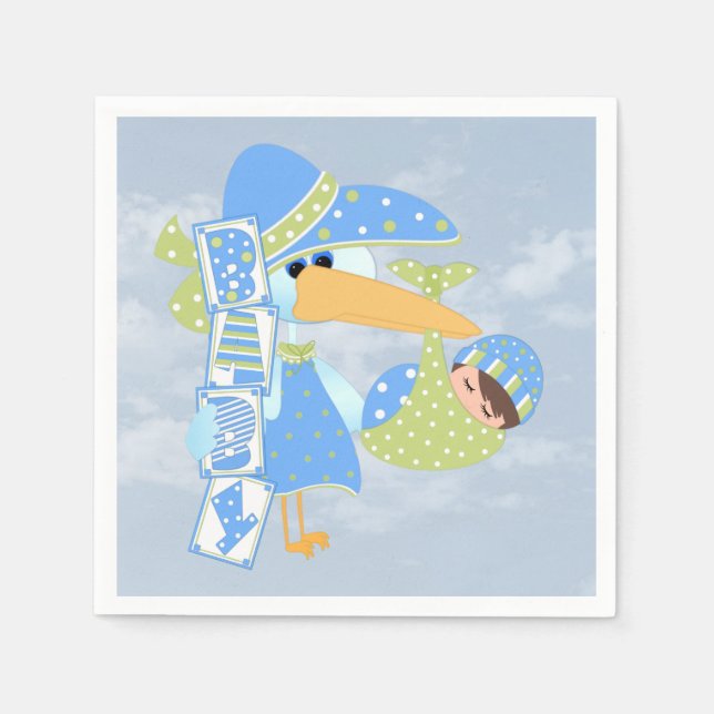 Baby1Standard Cocktail Napkins (Front)