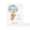 Baby 1st Birthday Teddy Bear Blue Balloons