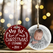 Baby 1st Christmas Home Decor