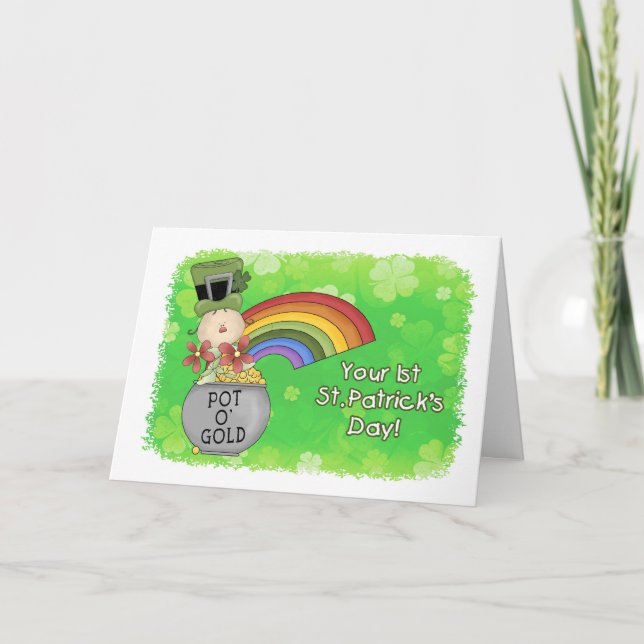 Baby 1st St. Patricks Day Card (Front)