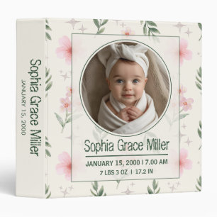 Baby 1st Year Memory Photo Scrapbook Binder