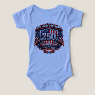 Baby 250 Years of Freedom T-Shirt – Keep America Infant T-shirt