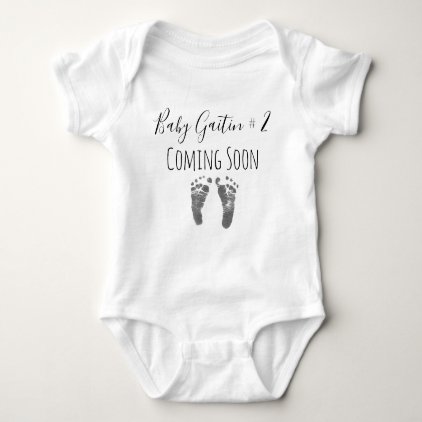 Baby #2 Coming Soon! Baby Bodysuit