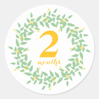 old month 2 sticker printable 2 Zazzle Stickers Month