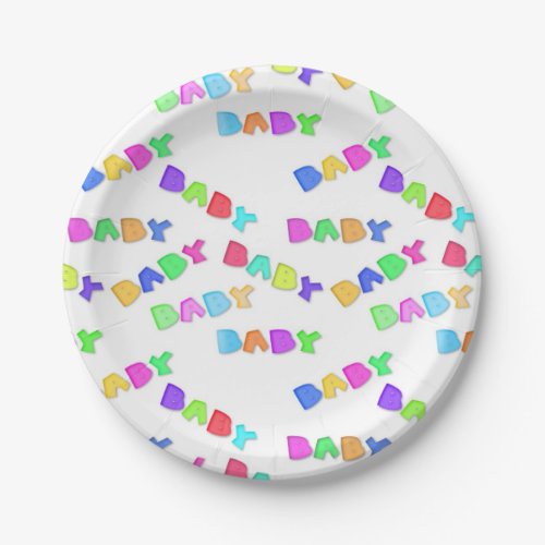 Baby 7 Inch Paper Plate