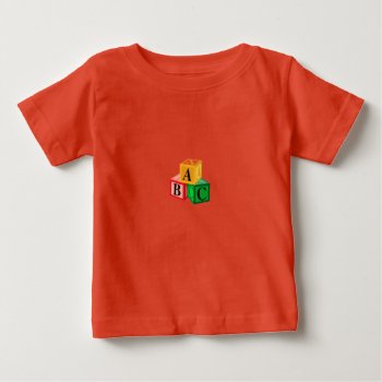 Baby Abc Baby T-shirt by Uncomplicated at Zazzle
