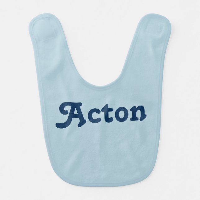 Baby Acton Baby Bib (Front)