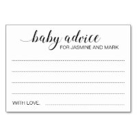 Baby Advice For New Parents Baby Shower Guest Book